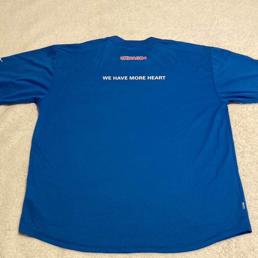 Nike Dri-Fit Run Chicago Cubs Northside short sleeve blue shirt Size XXL - Picture 5 of 6